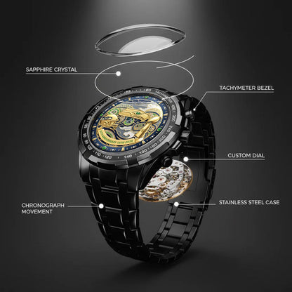 Seattle Seahawks 50th Anniversary Go Hawks 1976-2026 Watch