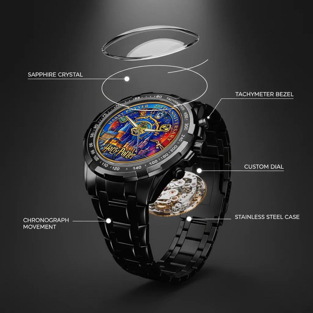 Harry Potter 25th Anniversary Stainless Steel Watch