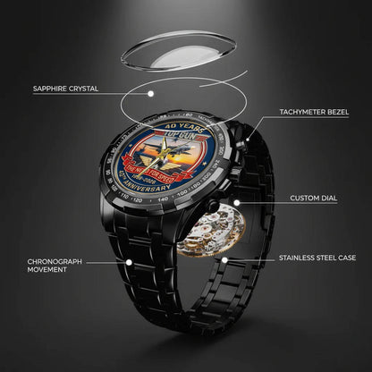 Top Gun Stainless Steel Watch