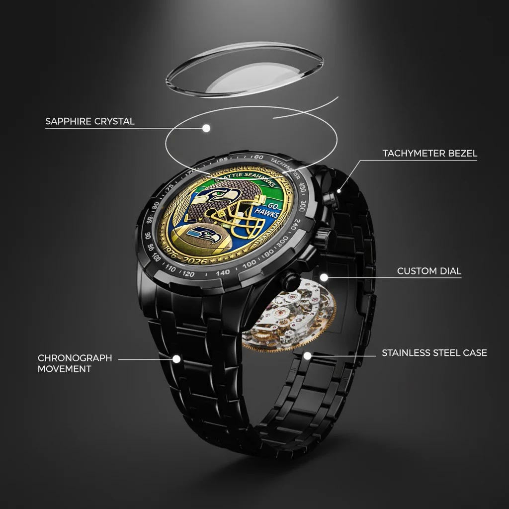 Personalized Indiana Hoosiers Football Watch