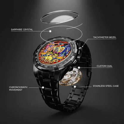Anime Yugioh 25th Anniversary Coin Custom Watch