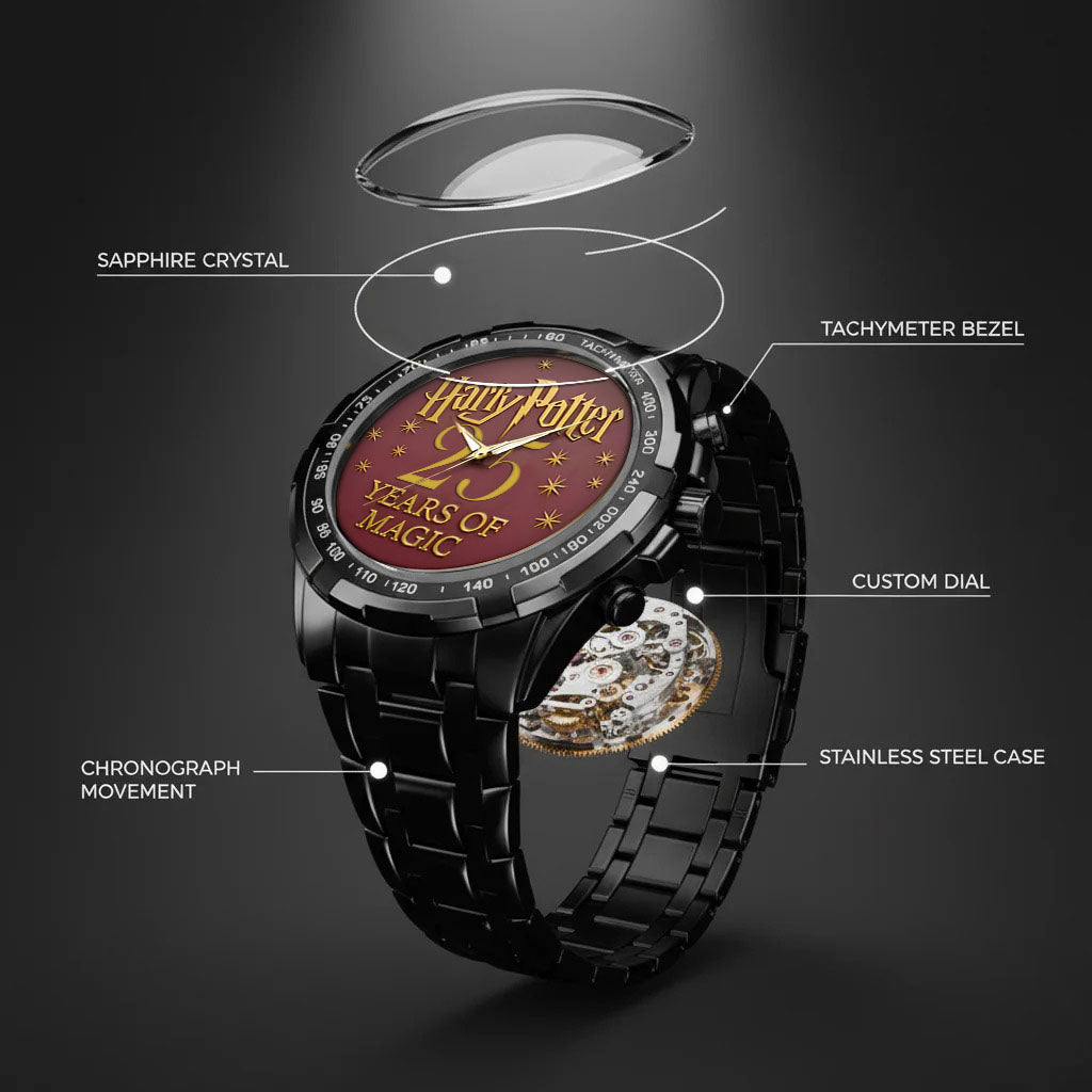 Harry Potter 25th Anniversary Steel Watch