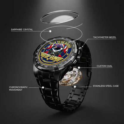 Top Gun 40th Anniversary Stainless Steel Watch