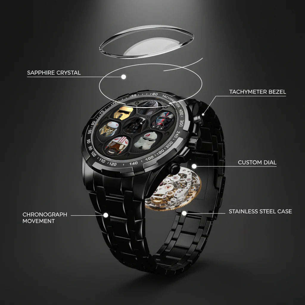 Movie Star Wars Stormtroopers Helmet Personalized Watch