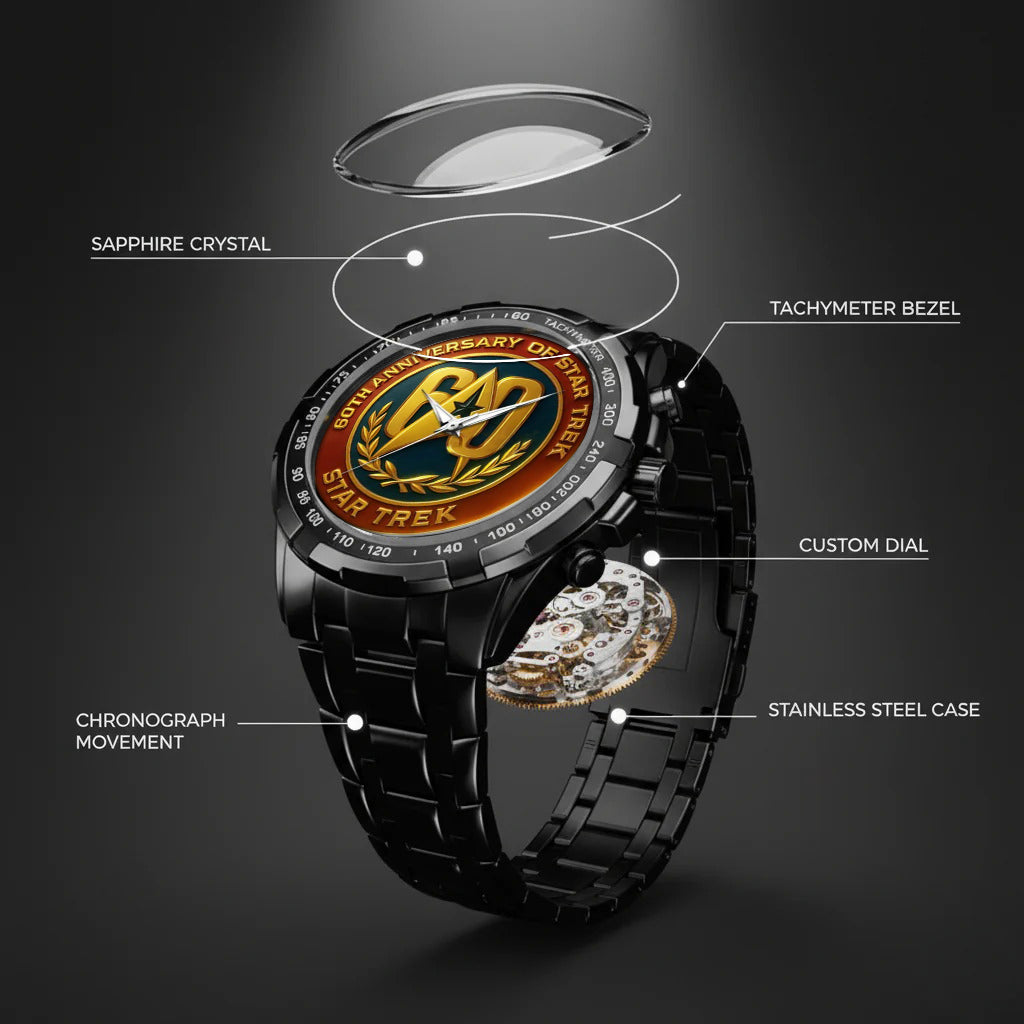 Star Trek 60th Anniversary Stainless Steel Watch
