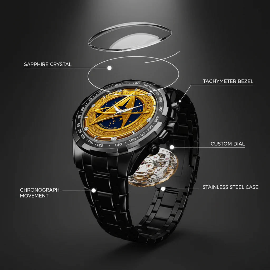 Star Trek 60th Anniversary Stainless Steel Watch