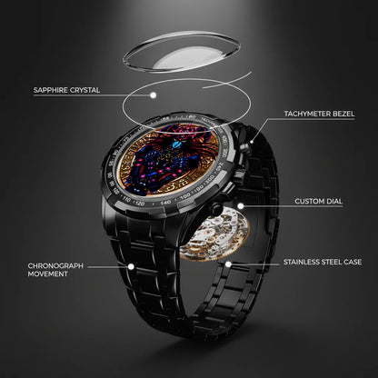 Anime YGO Magician of Black Chaos Watch Dial – Limited Art Design