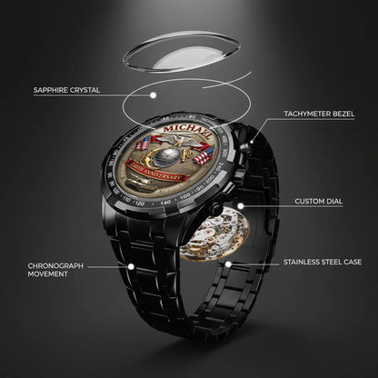 USA 250th Anniversary U.S. Marin Corps- Custom Name Watch