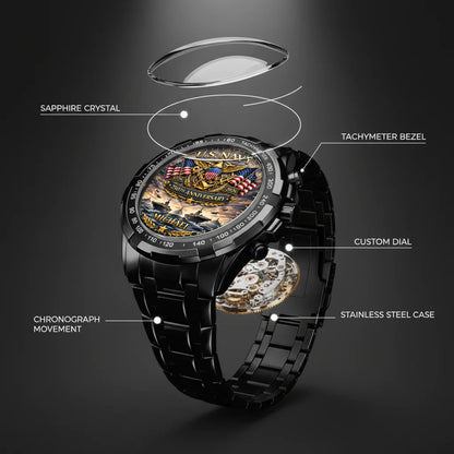 USA 250th Anniversary U.S. Navy - Custom Name Watch