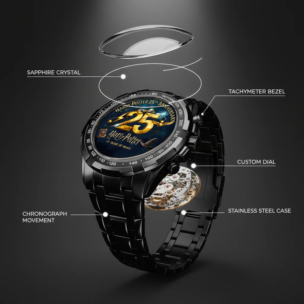 Harry Potter 25th Anniversary Steel Watch