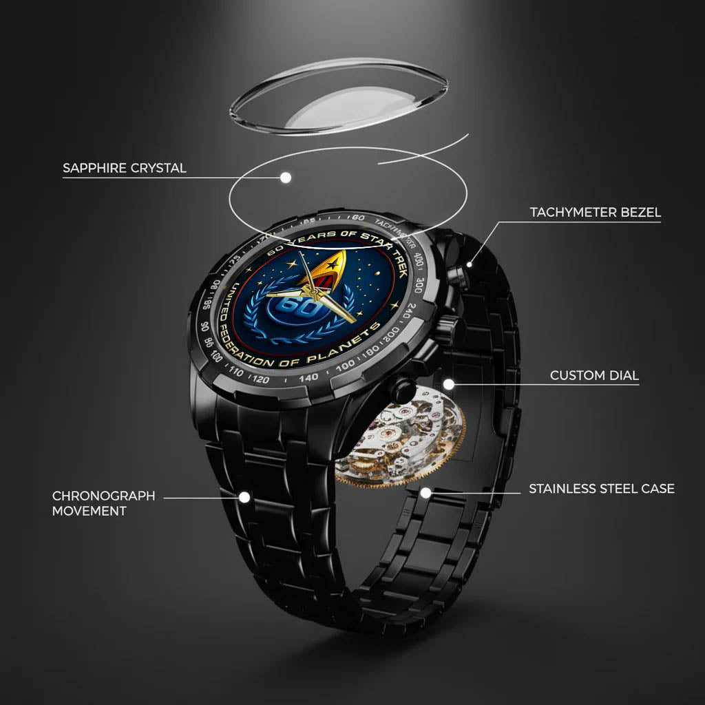 Star Trek 60th Anniversary Stainless Steel Watch