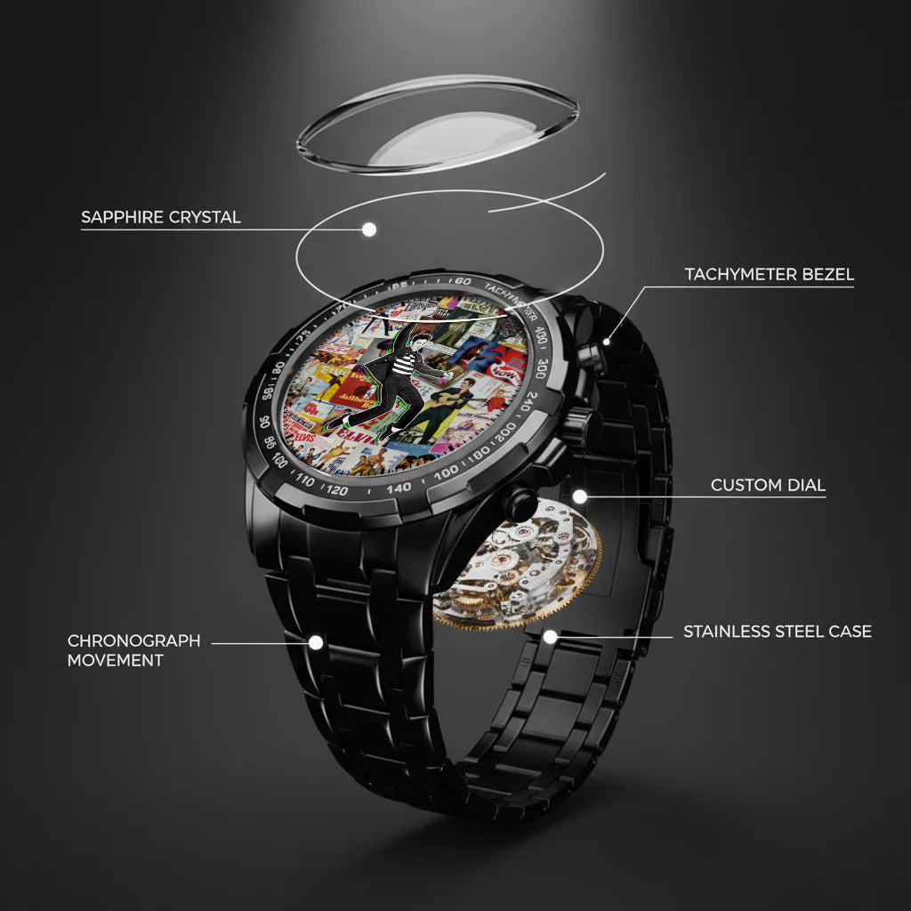 EP Inspired Watch – Vintage Rock & Roll Timepiece for Fans