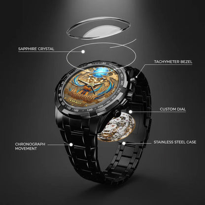 Personalized Spirit Bomb 40th Anniversary Watch – Custom Name For Milestone Celebration