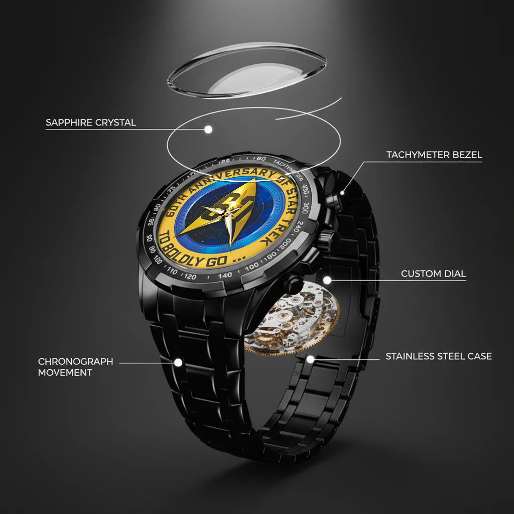 Star Trek 60th Anniversary Stainless Steel Watch