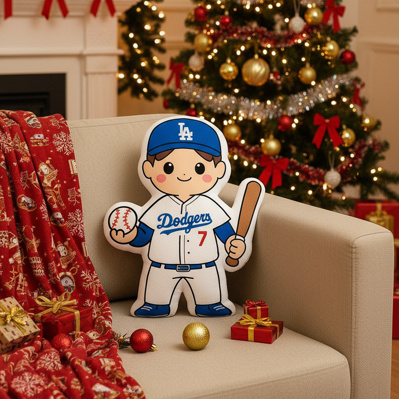 Personalized LA Dodgers Player Custom Number And Name Pillow Perfect Gift for All Fans