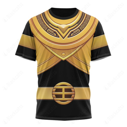 Gold Power Rangers Zeo Custom T-Shirt