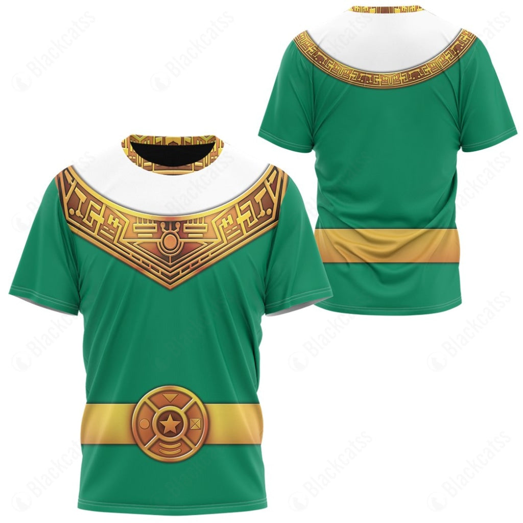 Green Power Rangers Zeo Custom T-Shirt