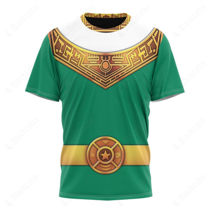 Green Power Rangers Zeo Custom T-Shirt