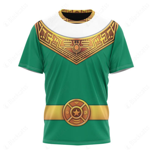 Green Power Rangers Zeo Custom T-Shirt