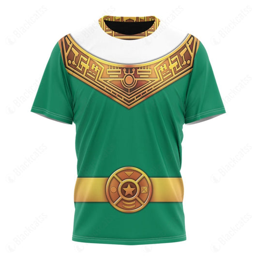 Green Power Rangers Zeo Custom T-Shirt