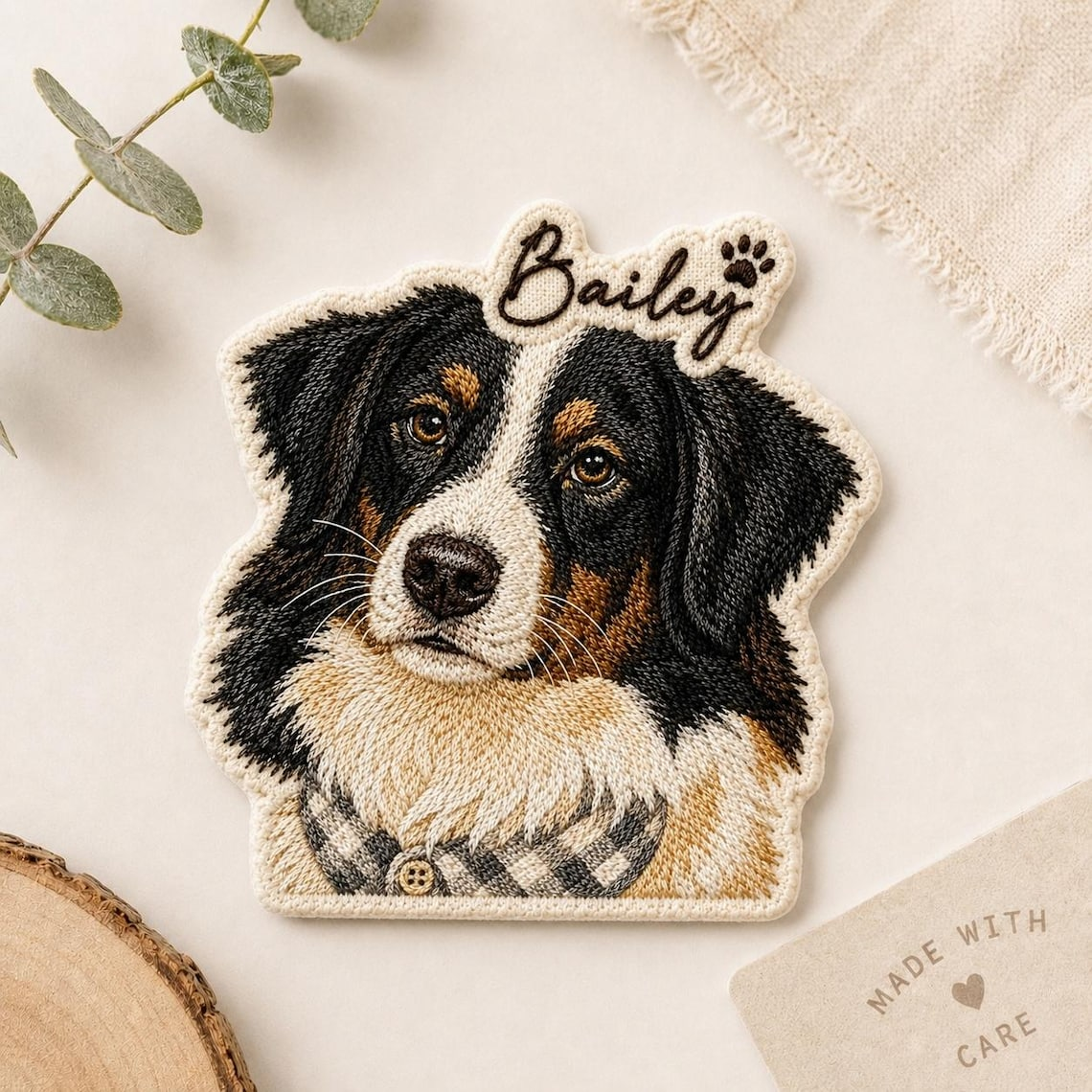 Embroidered Custom Pet Photo Embroidery Iron Patch