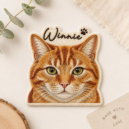 Embroidered Custom Pet Photo Embroidery Iron Patch