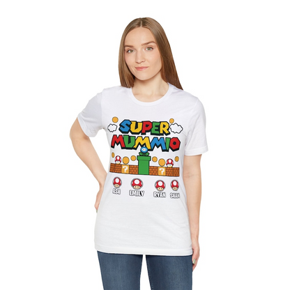Super Mummio Retro Gaming T-Shirt | Personalized Mother's Day Gift