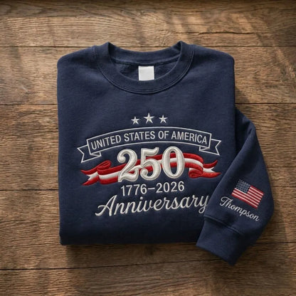 USA 250th Anniversary Patriotic 1776-2026 T-Shirt Sweatshirt Hoodie Quarter-Zip Sweatshirt (Copy)