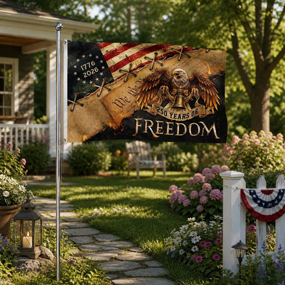 250 Years of Freedom 250th Anniversary Garden Flag