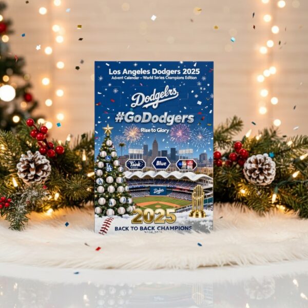 Los Angeles Dodgers 2025 World Series Champions Advent Calendar – Limited Edition Mini Figures Collectible Set
