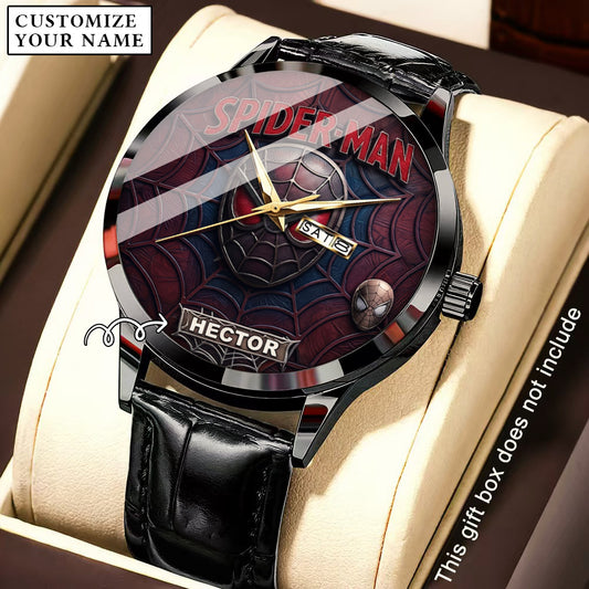Spider Man Custom Name Collector Watch