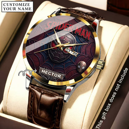 Spider Man Custom Name Collector Watch
