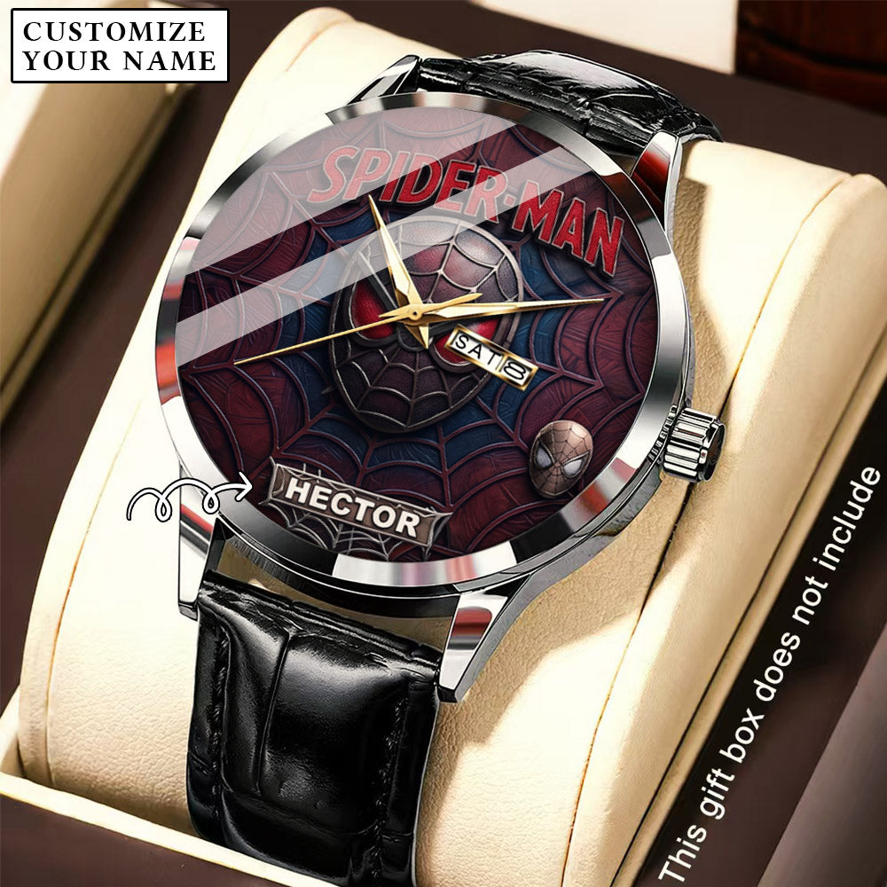 Spider Man Custom Name Collector Watch