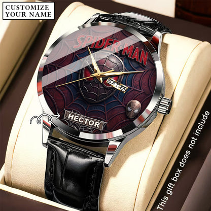 Spider Man Custom Name Collector Watch