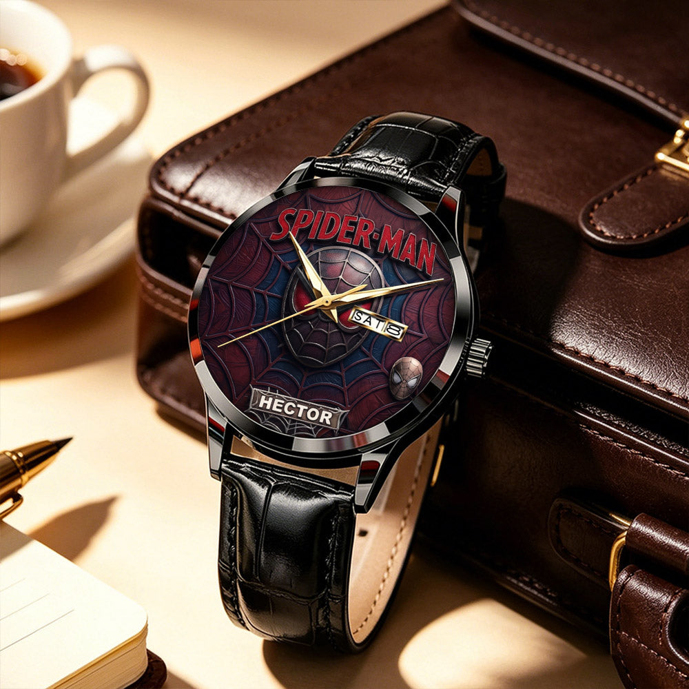 Spider Man Custom Name Collector Watch
