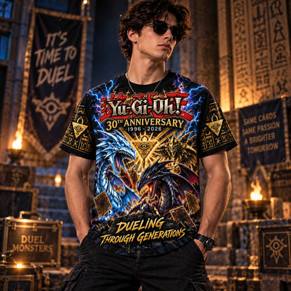 YGO 30th Anniversary AOP T-Shirt Sweatshirt Hoodie