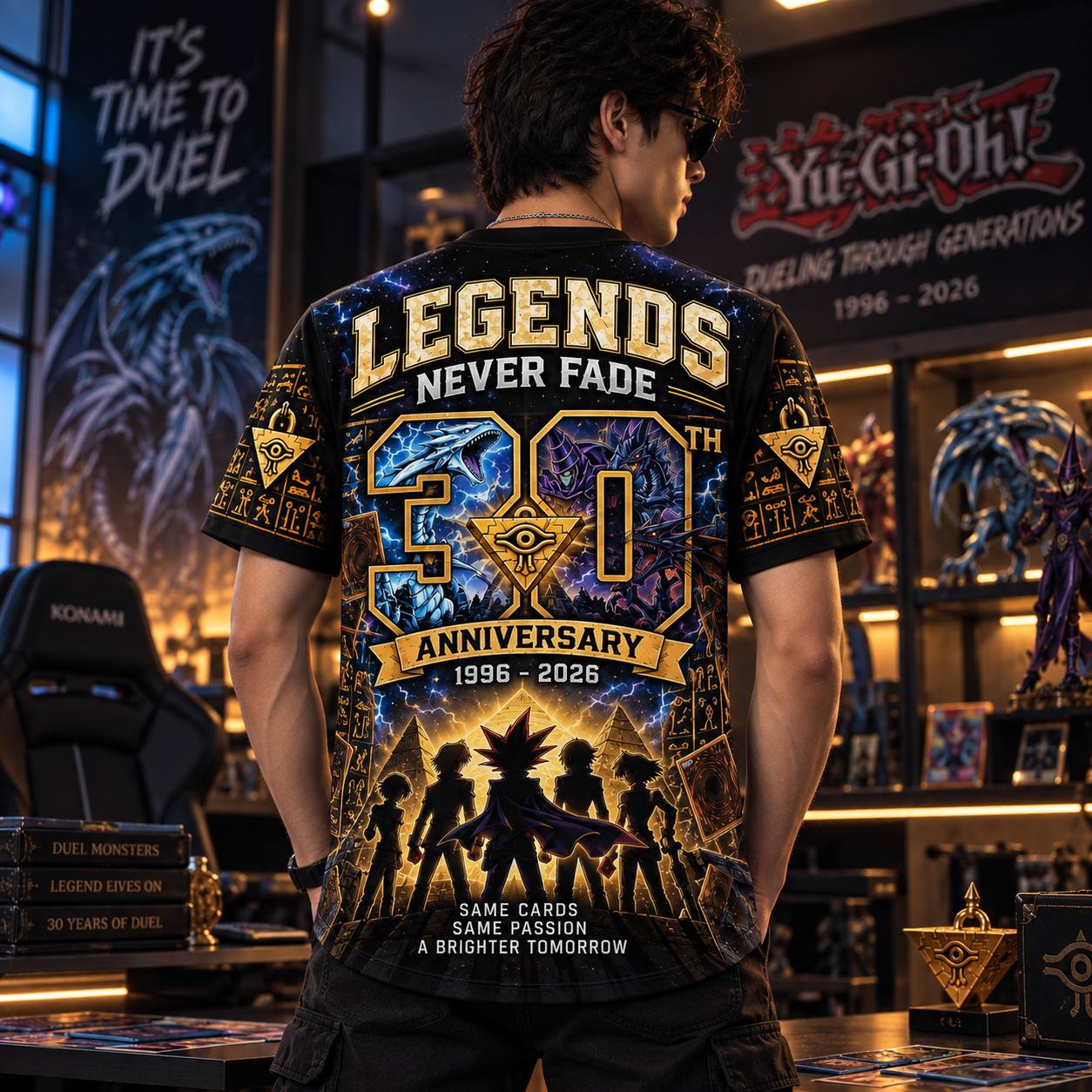 YGO 30th Anniversary AOP T-Shirt Sweatshirt Hoodie