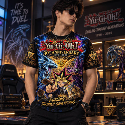 YGO 30th Anniversary AOP T-Shirt Sweatshirt Hoodie