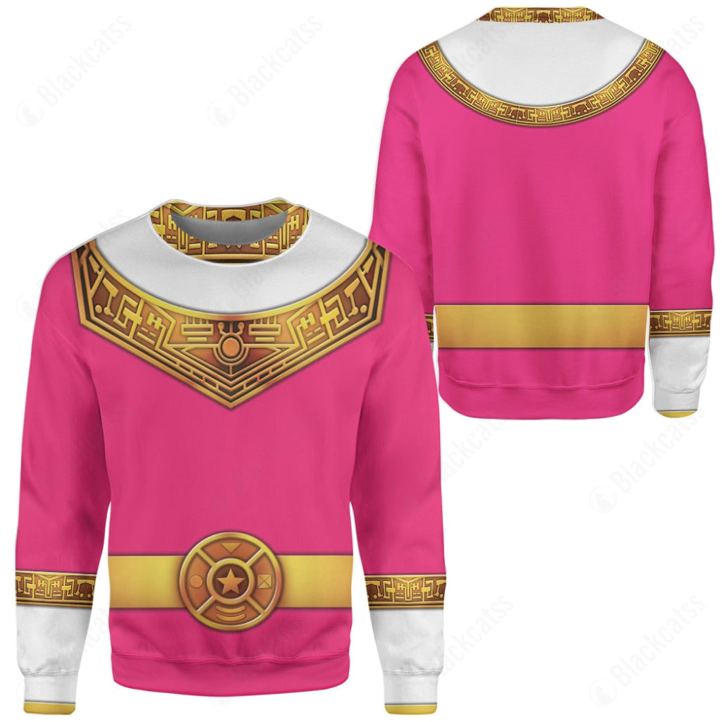 Pink Power Rangers Zeo Custom Sweatshirt