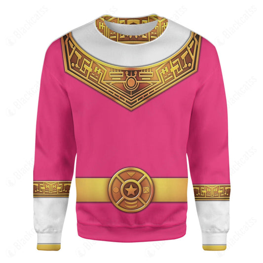 Pink Power Rangers Zeo Custom Sweatshirt