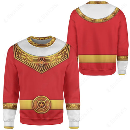 Red Power Rangers Zeo Custom Sweatshirt