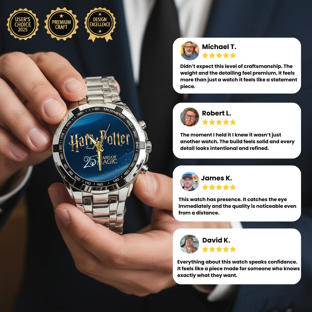 Harry Potter 25th Anniversary Stainless Steel Watch