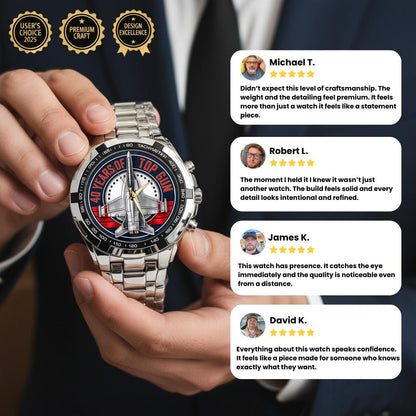 Top Gun 40th Anniversary Stainless Steel Watch