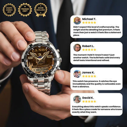 250th Anniversary Stainless Steel Watch