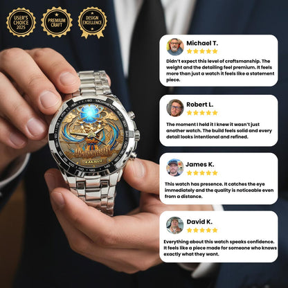Personalized Spirit Bomb 40th Anniversary Watch – Custom Name For Milestone Celebration