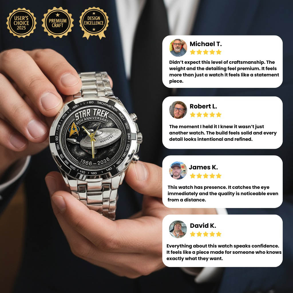 Star Trek 60th Anniversary Stainless Steel Watch