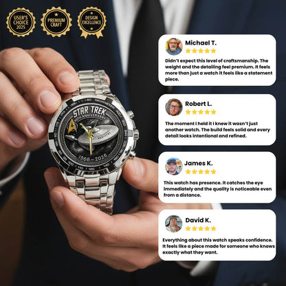 Star Trek 60th Anniversary Stainless Steel Watch