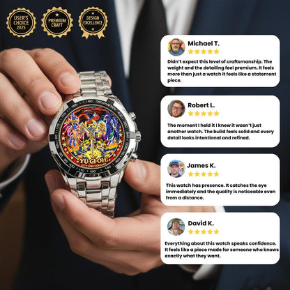 Anime Yugioh 25th Anniversary Coin Custom Watch