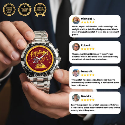 Harry Potter 25th Anniversary Steel Watch