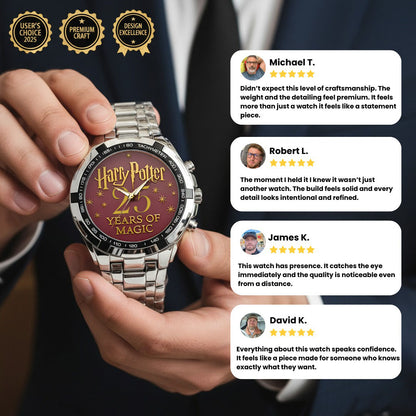 Harry Potter 25th Anniversary Steel Watch